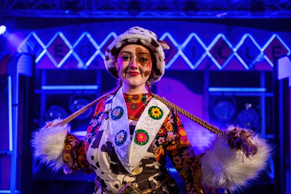 Performing Arts student Amy-Lee Loney who brought to life the character of ‘Pat the Cow’.