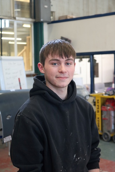 Past Vehicle Paint Refinishing Traineeship student Jack Harvison