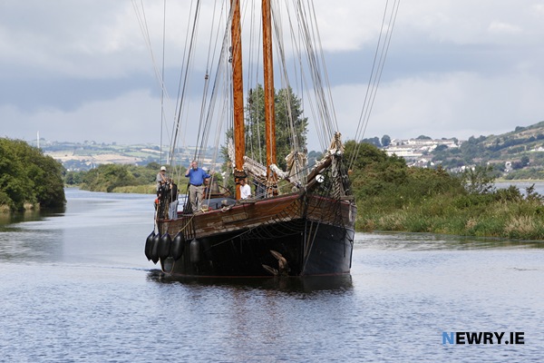 A Tall Ship Johanna Lucretia on Newry Ship Canal