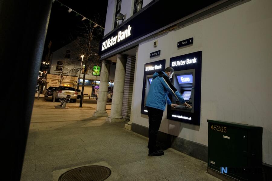 ATM usage is in decline. Photograph: Columba O'Hare/ Newry.ie 