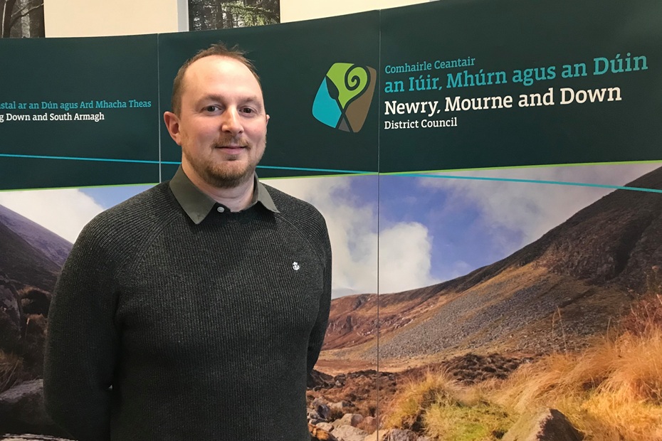 Newry, Mourne and Down District Council senior planner, Ashley Donaldson, who graduated with an MSc in Planning Development at Queen’s University