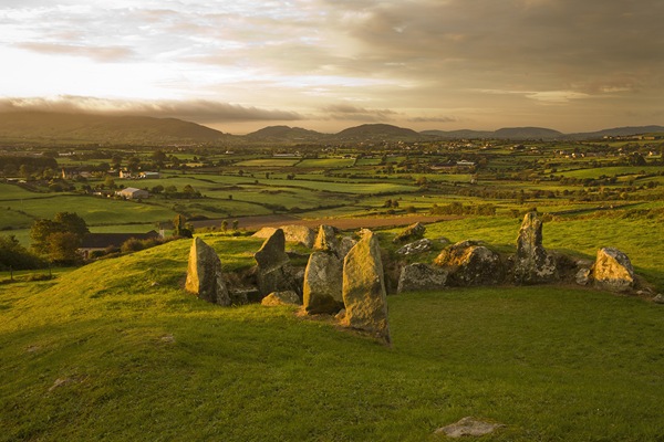 Ballymacdermot Court grave in the Ring of Gullion Area of Outstanding Natural Beauty which benefited from National Lottery Heritage Funding.