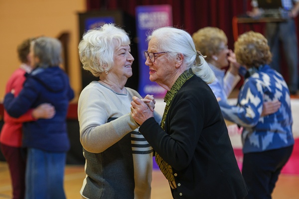 Enjoying a dance