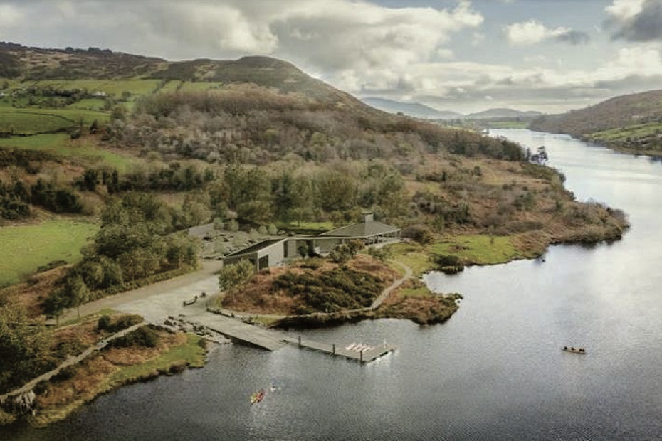 An artists impression of the new facility at Camlough Lake