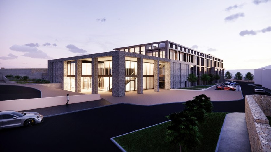The proposed civic hub.