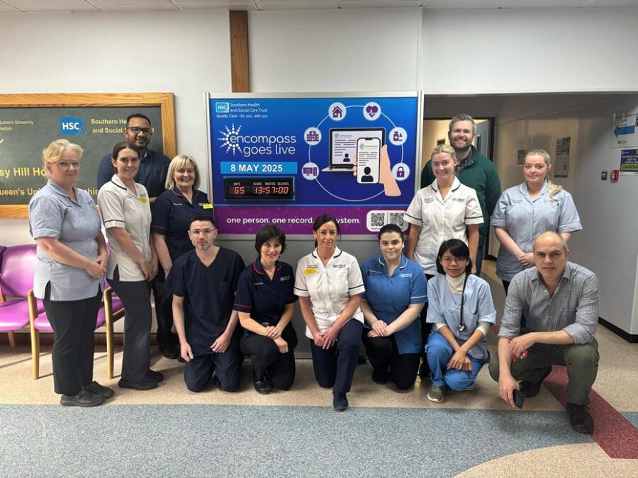 Daisy Hill Hospital staff count the days dow till the start of encompass