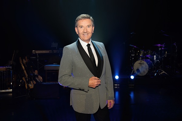 Daniel O'Donnell on stage during recording for Opry le Daniel ar Thuras in the Millennium Forum, Londonderry