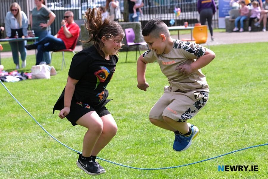 A Sticky Fingers Arts event at McClelland Park in Newry in 2024. Photograph: Columba O'Hare/ Newry.ie 
