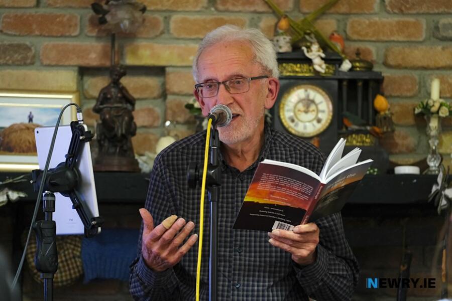 Reading from Harvest the Light – An Anthology of Creativity at Teac Mallon.