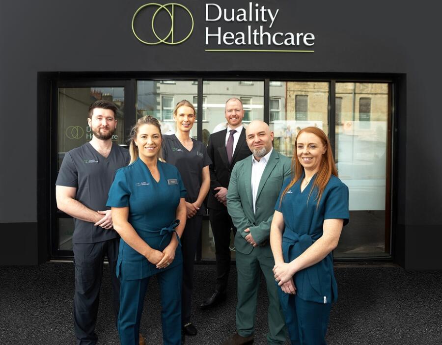 The Duality team at their Edward Street facility in Newry.
