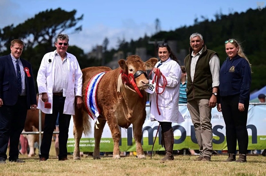 Glenmarshal Anastasia the overall supreme champion at Castlewellan Show 