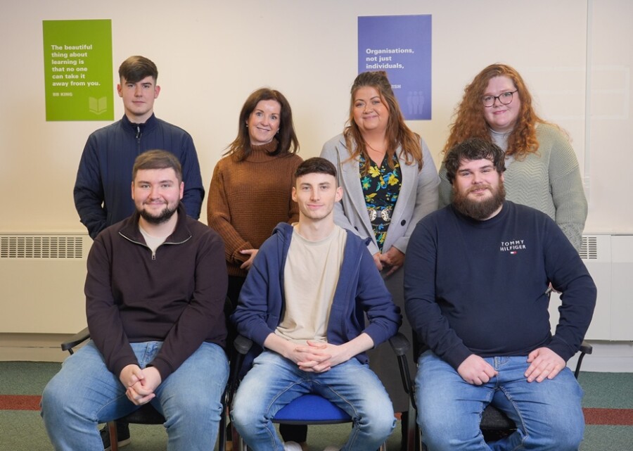 Participants in the Housing Executive’s Housing Apprenticeship programme