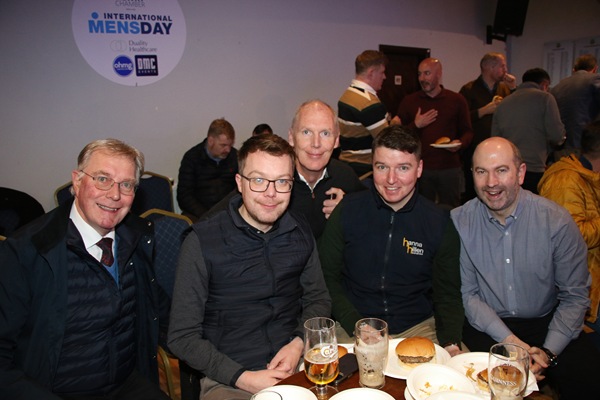 Hanna Hillen Staff attending Newry Chamber International Men's Day in Newry Rugby Club. 