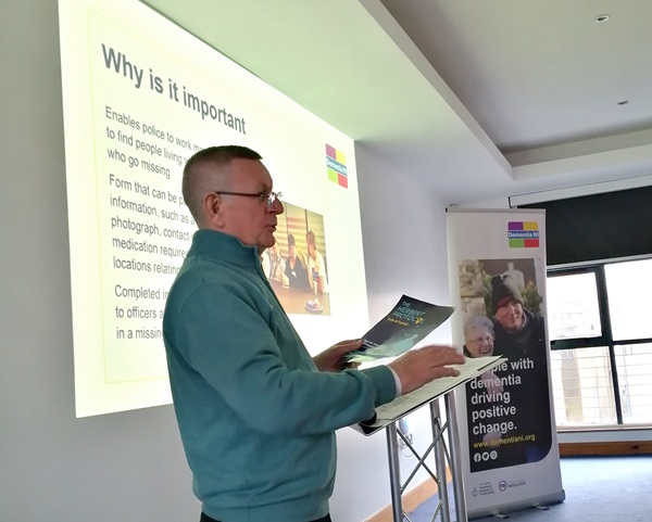 Dementia NI member Martin Murtagh talks about the importance of the Herbert Protocol and his lived experience of dementia.