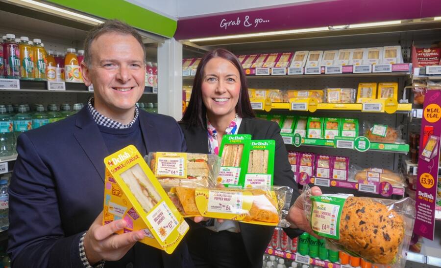 Julia Galbraith, Brand Development and Marketing Manager for the Food to Go category at Henderson Wholesale and Stuart Kidd, Senior Account Manager at Around Noon.