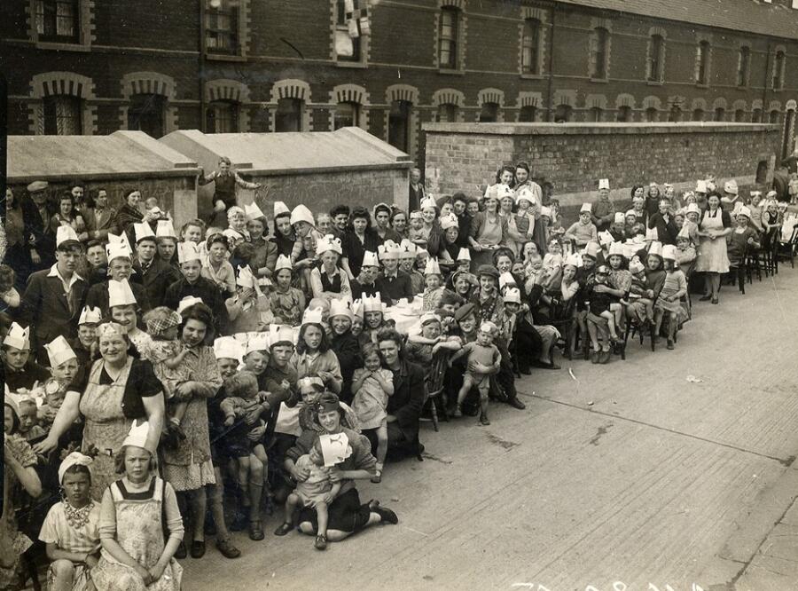 VE Day street party in Northern Ireland (credit: Belfast Telegraph)