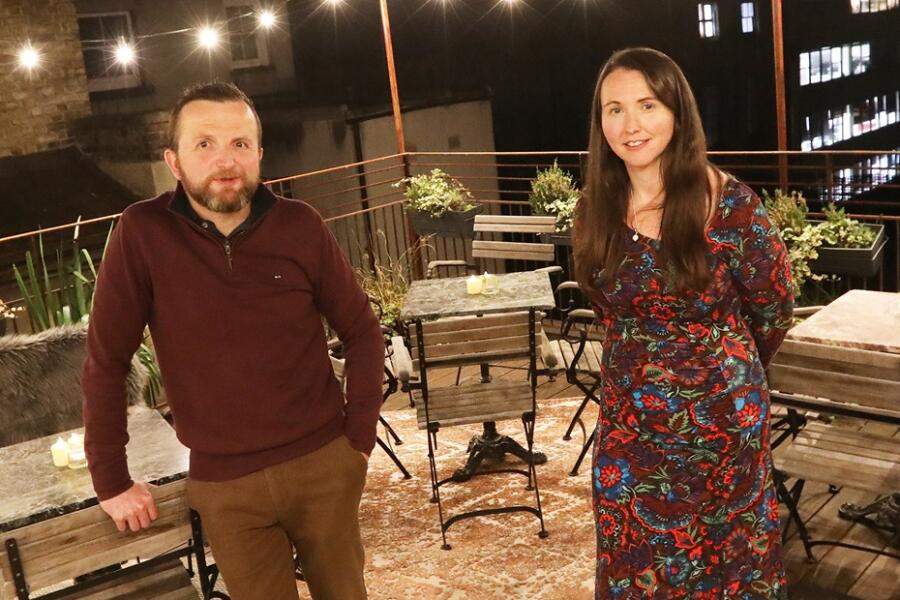 Kukoon founders Paul Vallely and Clare Walsh.