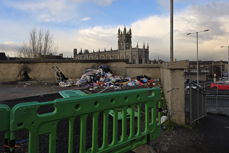 A view of the upper deck of the Abbey Way car park in late November.