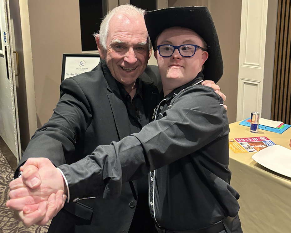 The one and only Sean McMillan with the one and only Hugo Duncan.