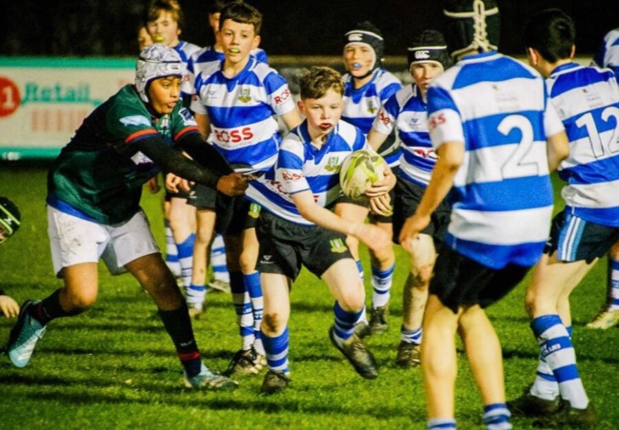 Action from Newry RFC Under 12s
