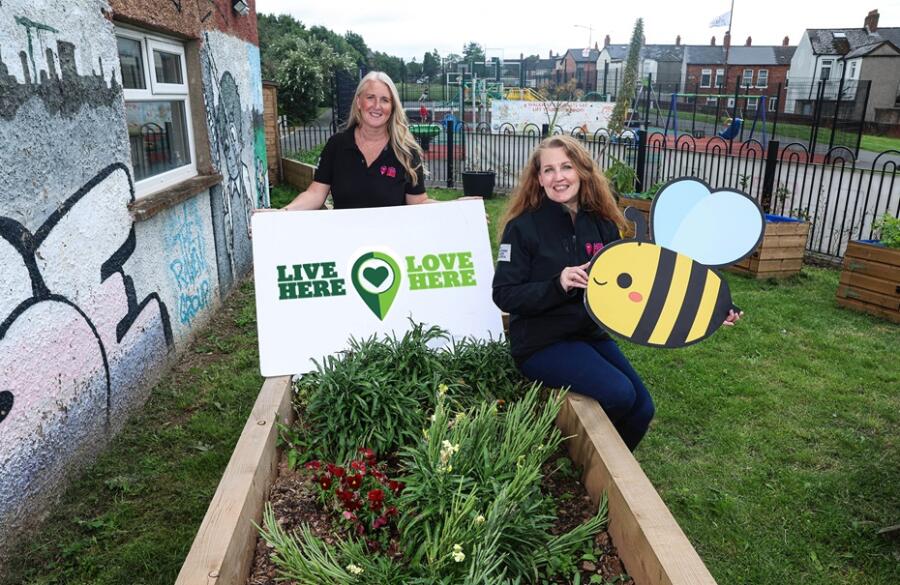 Lynda Surgenor Live Here Love Here Manager with Orla McGrady, Grants Officer at Live Here Love Here