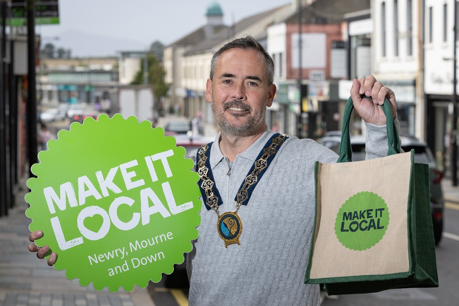 Newry, Mourne and Down District Council Chairperson Councillor Philip Campbell's looking forward to council building on the success of the Make it Local campaign.