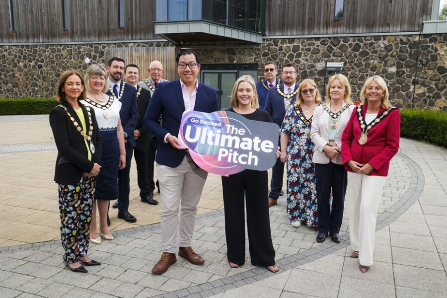 Entrepreneurs across Newry, Mourne, and Down are being invited to write the next chapter of their business story, as Go Succeed’s Ultimate Pitch launched at the literary home of one of Ireland’s most celebrated storytellers, Seamus Heaney HomePlace, providing entrepreneurs with the opportunity to win up to £6,000 in investment for their business idea. Pictured launching this year’s competition, Councillor David Lee-Surginor, Chair of the Economy, Regeneration and Tourism Committee, Newry, Mourne and Down District Council, joined Cathy Keenan, Programme Lead, Go Succeed, and elected representatives from across all Northern Ireland councils. 