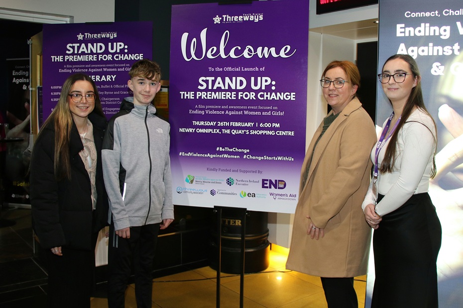 Emma, Tom, Sinead and Grace Dillon at the premiere