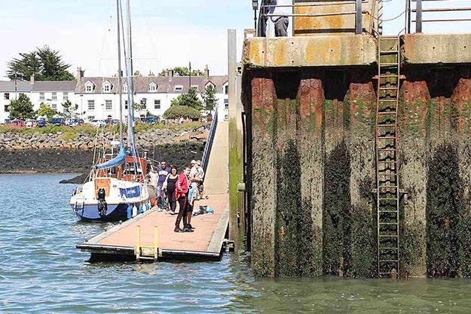 The Warrenpoint pontoon. Photograph: Facebook page 'What's the Point?