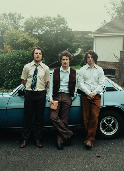 The three Reavey brothers depicted in the 2022 short film. Photographer: Nathan Magee