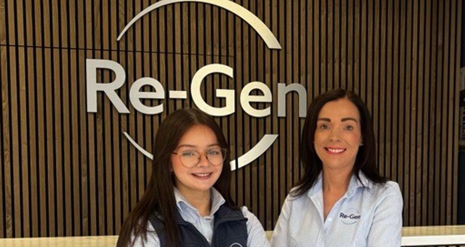 Katerina Poutsi and Celine Doherty of Re-Gen