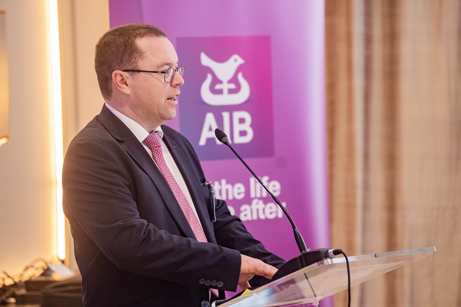 Seamus McGuckin, AIB’s Head of Corporate NI, pictured at the most recent Insights with AIB event.