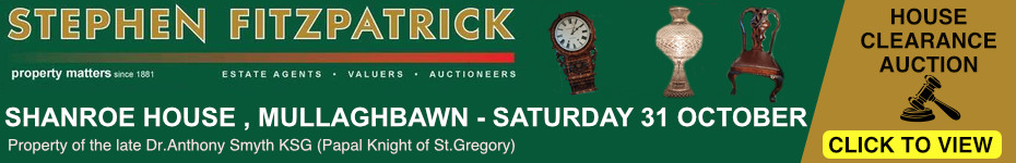 Stephen Fitzpatrick Auctioneers - Shanroe House Clearance 31 October 2026