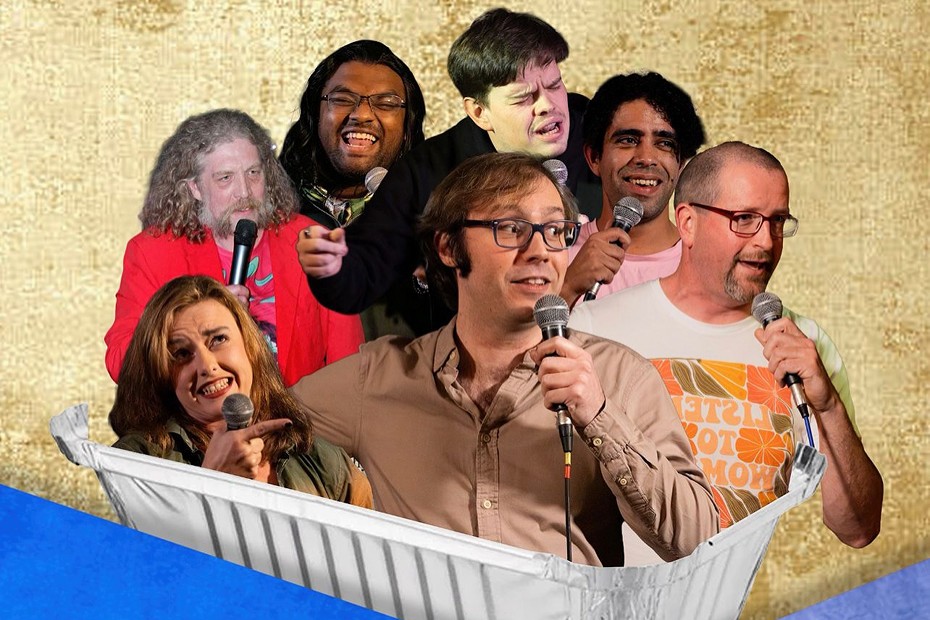Comedians Ross Mitchell, John Devlin, Mike Carlisle, Fiona Federa Carter, Lauxley, George Firehouse and Donny Kingston.