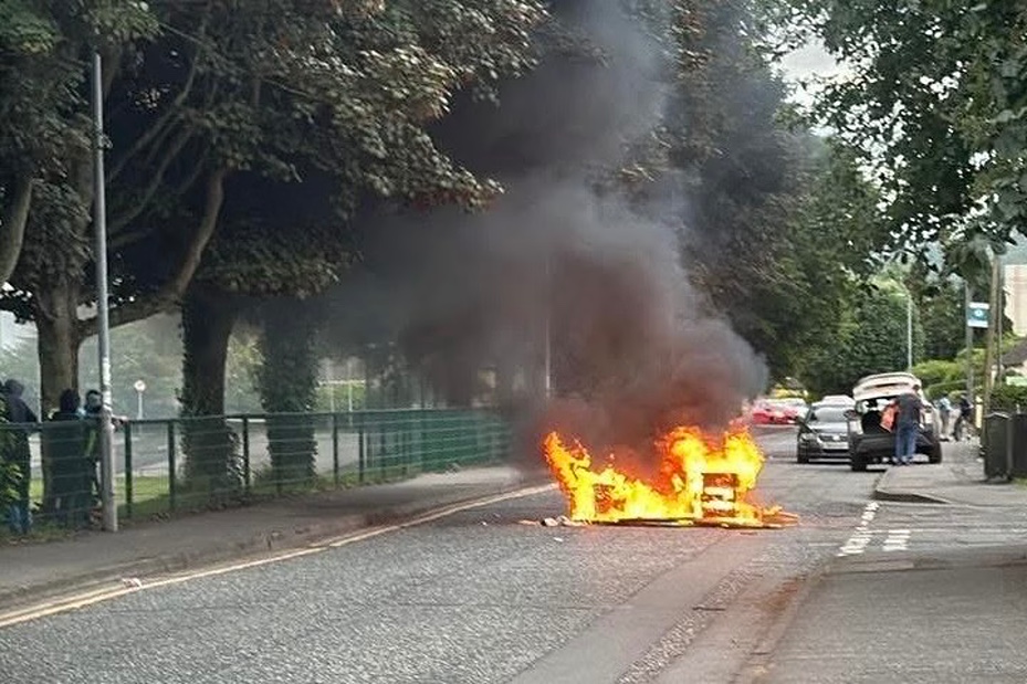 The fire on Clanrye Avenue in Newry