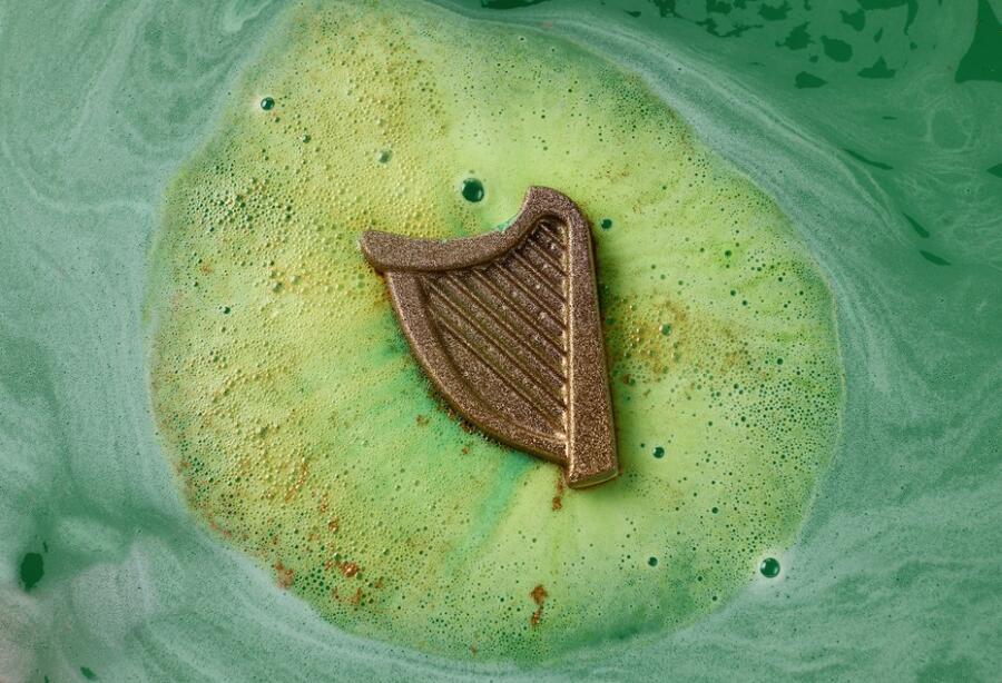 The Craic Bath Bomb from the Lush St Patrick's Day range.