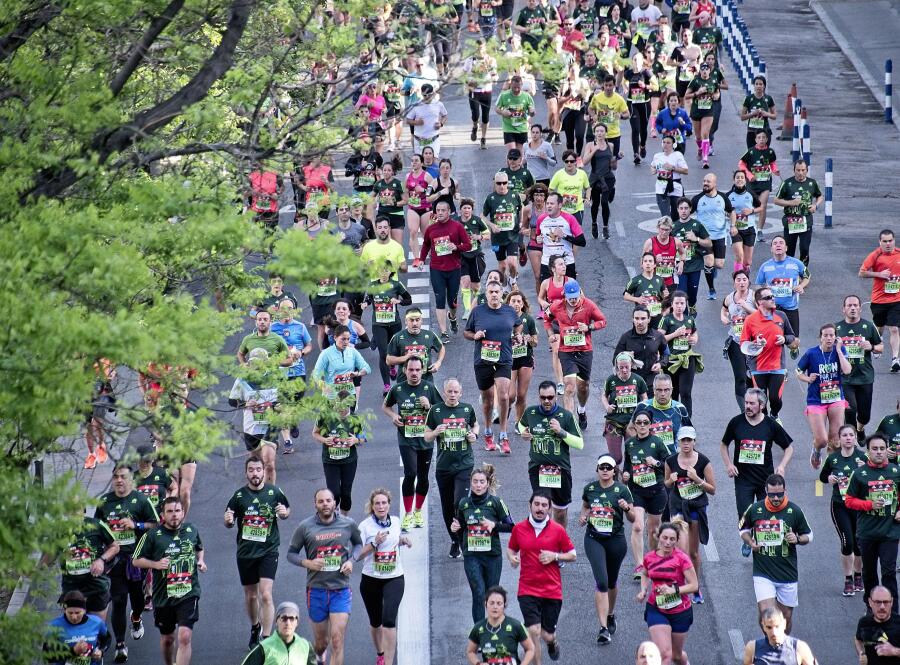 The London Marathon. Photograph: Miguel Amuito/ Unsplash