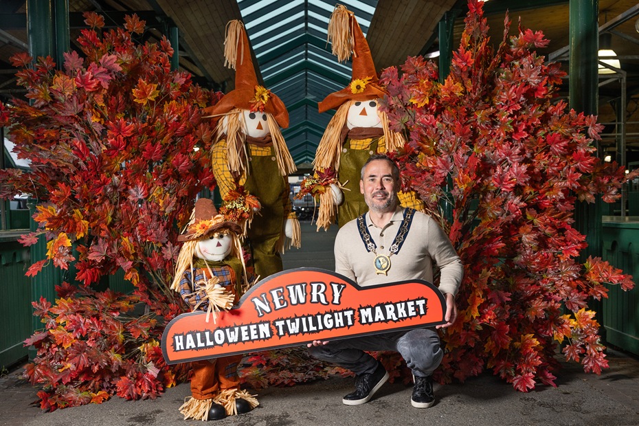 Newry, Mourne and Down District Council Chairperson, Cllr Philip Campbell announces the return of Newry Halloween Twilight Market on Friday 31 October at the Newry Variety Market, from 5pm to 10pm