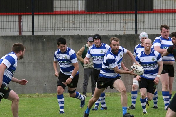 Newry Rugby Club in action against Holywood.