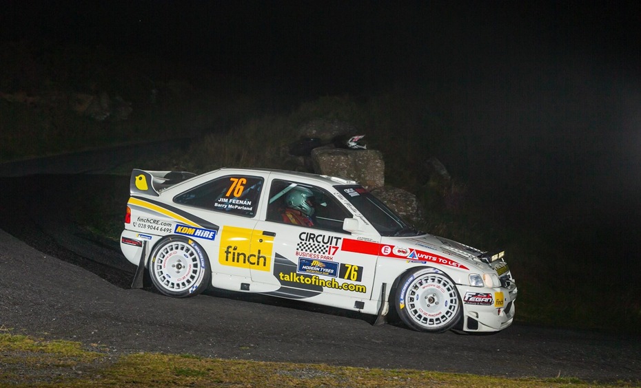 Cars such as the Ford Escort WRC will take to the lanes as part of the FIA European Historic Rally Championship. Photograph: David Harrigan