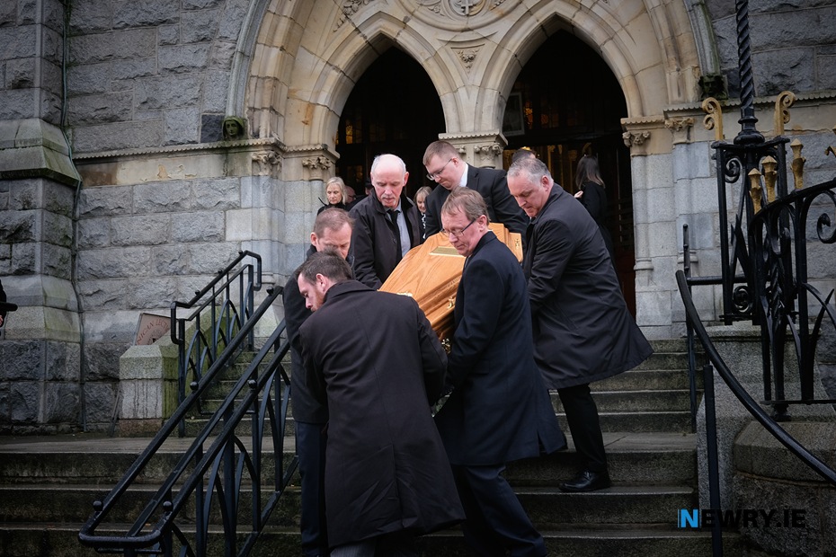 Charlie Smyth leaves the Newry Stage for the final time at St Catherine's Dominican.