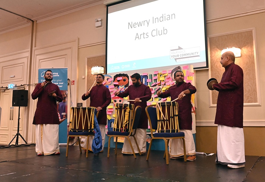 Attendees enjoyed a musical performance from Newry Indian Arts Club