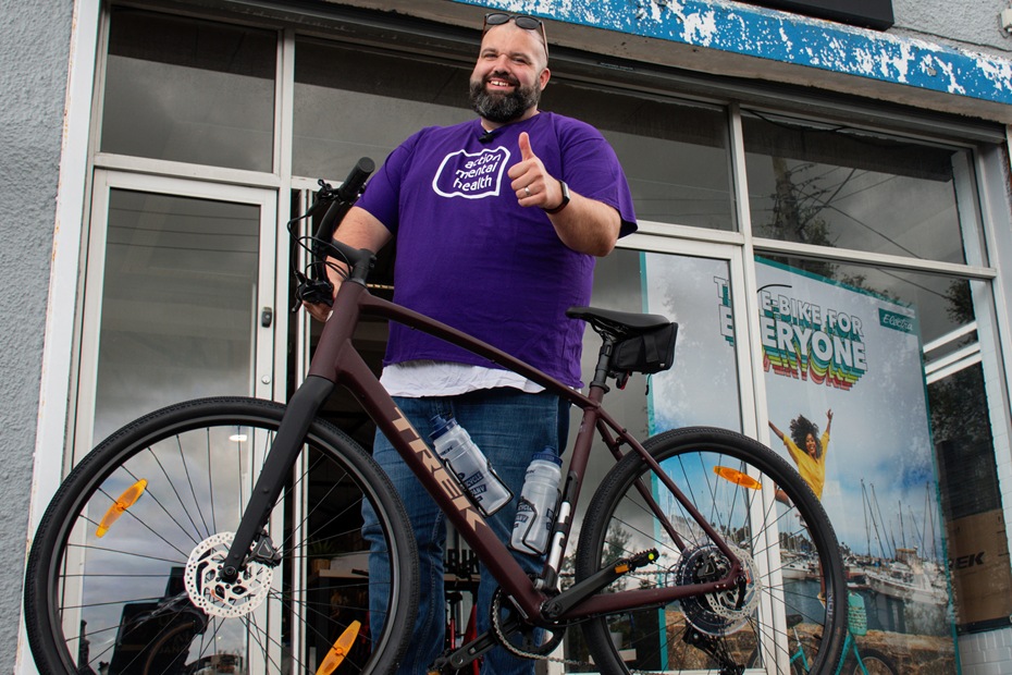 Dave Elliott is all set for his 3-day cycle challenge