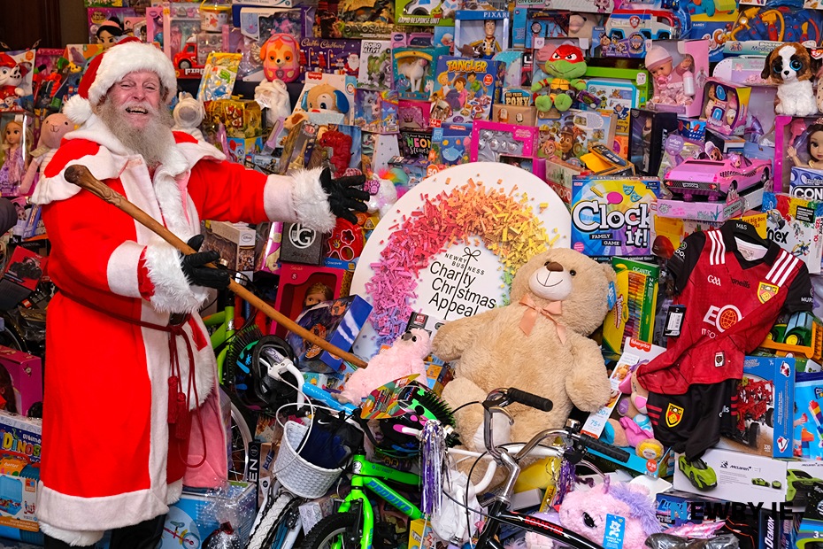 It's Christmas Toy Mountain time again and tickets are on sale for the Business Charity Dinner at the Canal Court Hotel. Photograph: Columba O'Hare/ Newry.ie 