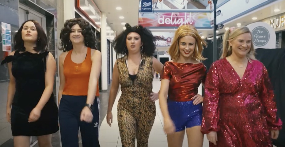 Nurses from Evora Hospice find their inner Spice Girl.