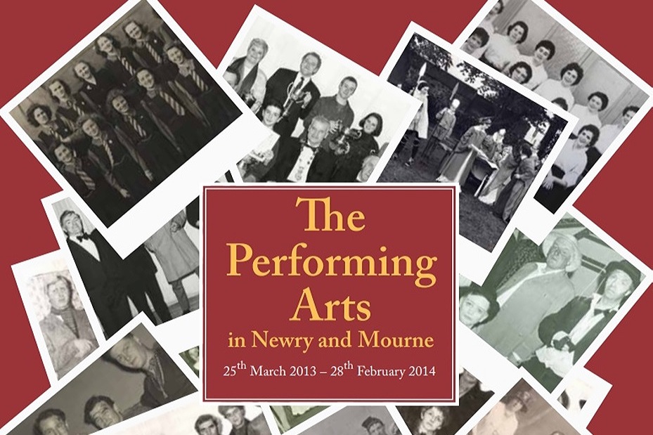 Front cover for The Performing Arts in Newry and Mourne booklet