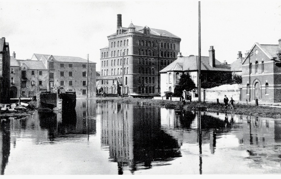Turning Basin and Clanrye Mill c 1900, Newry & Mourne Museum Collection.