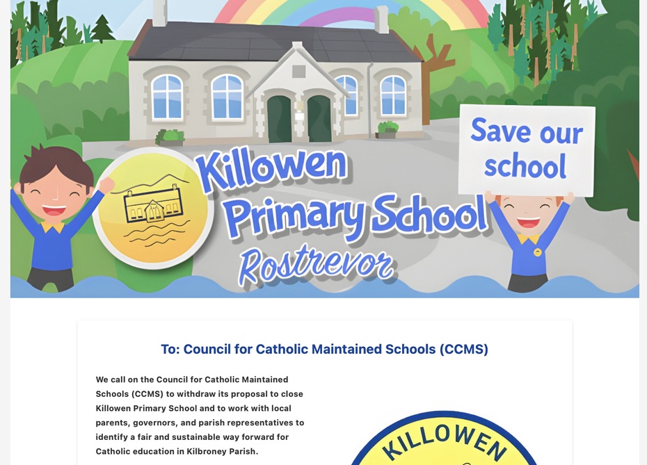The Save Killowen PS Website