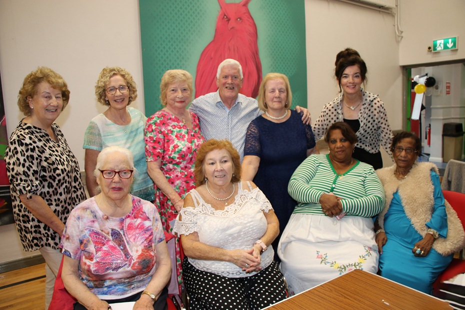 Members of St. Mary's Club Boat Street attending Newry DEA Afternoon Tea dance.