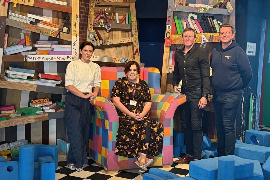 Gráinne Powell - Chief Executive Sticky Fingers, Louise Hyland - Department for Communities, Killian Feehan- SDLP, Justin McNulty SDLP